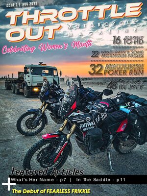 cover image of Throttle Out Motorcycle Magazine--August 2022